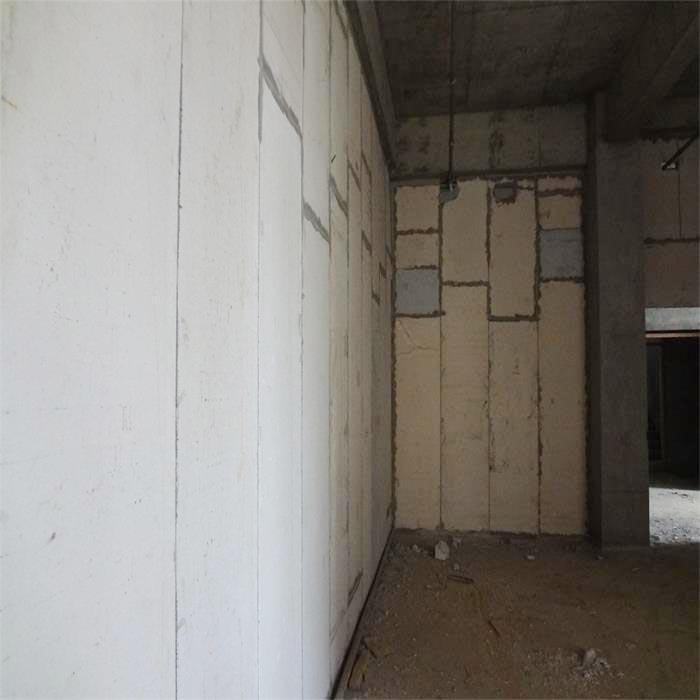 廣州某機械加工企業廠房泡沫水泥夾芯條板安裝現場